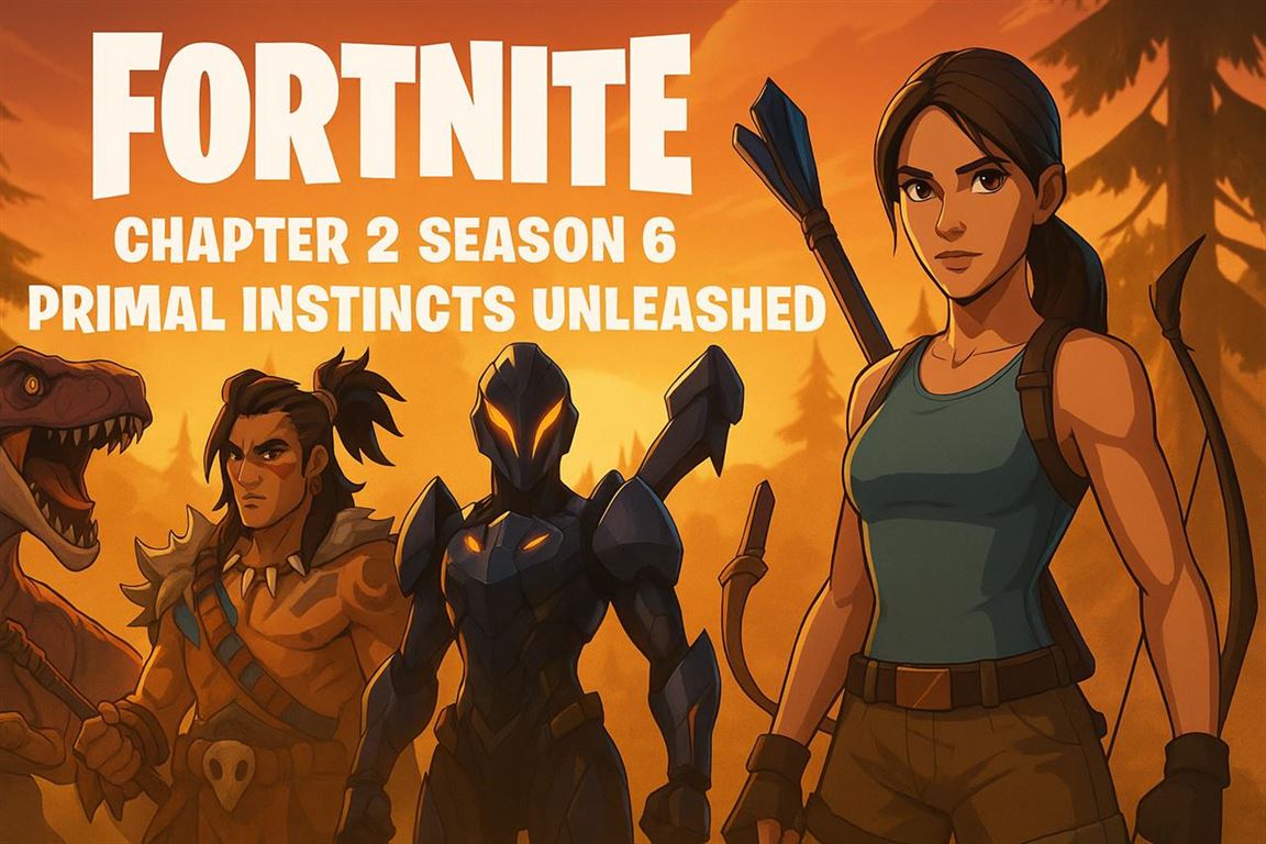 Fortnite chapter 2 season 6 - primal instincts unleashed